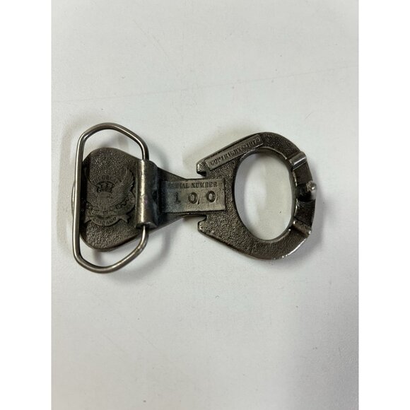 VTG Great American Chicago Bottle Opener Belt Buckle 1979 Alloy - Picture 2 of 2